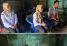 Pemkot Palembang Hadir untuk Warga, Kasi PMK Kertapati Bagikan Sembako di Keramasan