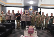 Perkuat Sinergi TNI-Polri, Kapolda Sumsel Terima Kunjungan Strategis Tim Sahli Panglima TNI