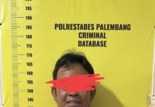 Patroli Dini Hari Polrestabes Palembang Bongkar Dua Pria Bersenjata di Keramasan, Pistol Rakitan Berisi 7 Peluru dan Empat Sajam Disita