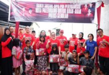 DPC PDI Perjuangan Kota Palembang Sentuh Anak Putus Sekolah di TPA Sukawinatan, Tegaskan Pendidikan Hak Semua Anak