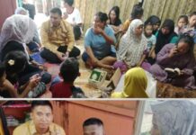 Wujud Kepedulian, Camat Kertapati Serahkan Santunan bagi Korban Tenggelam