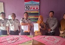 Perkuat Sinergitas, Lapas Empat Lawang Teken MoU Desa Binaan bersama Kelurahan Kupang dan Desa Kemang Manis