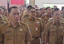 Amiruddin Sandy Hadiri Rakor Camat dan Launching Sensus Ekonomi Sumsel 2026