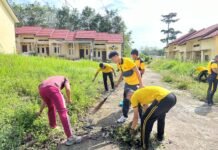 Polda Sumatera Selatan Dukung Gerakan Nasional Indonesia Asri Melalui Penanaman 550 Pohon Buah