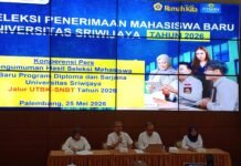 UNSRI Terima 3.899 Mahasiswa Baru Jalur SNBT 2026, Rektor Tekankan Sistem Seleksi Transparan