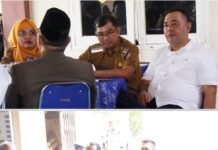 Plt Camat Kertapati Bersama Lurah Hadiri Perpisahan Kapolsek Kertapati