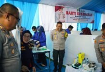 Implementasi Polri Presisi, Ratusan Warga Pedesaan OKI Terima Layanan Kesehatan Gratis