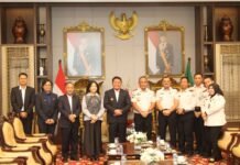 Perkuat Sinergi Pemasyarakatan, Karutan Kelas I Palembang Dampingi Kakanwil Ditjenpas Sumsel Audiensi dengan Gubernur Sumsel