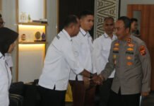 Kapolda Sumsel Terima Audiensi INKANAS, Perkuat Pembinaan Atlet Karate